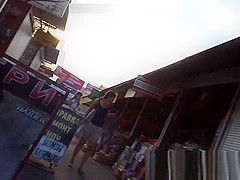 Sexy Round Bum In Really Sexy Upskirt Video