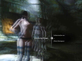 Sexy Skyrim-Dovakhin finds the secret of Bleak Falls Barrow