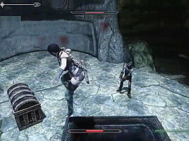Sexy Skyrim-Dovakhin finds the secret of Bleak Falls Barrow
