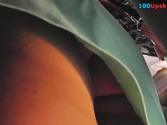 Sexy upskirt arse in hot panty