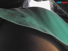 Sexy upskirt arse in hot panty