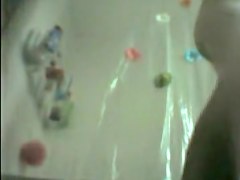 Shower catches body details of nude amateur