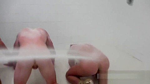 Showers steam up when sergeant takes and fucks gay soldiers