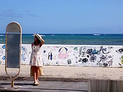 Shunka Ayami Asian babe enjoys giving outdoor tit fuck