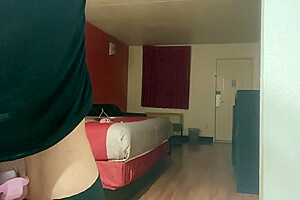 Sissy Crossdresser In Motel Waiting For Strangers