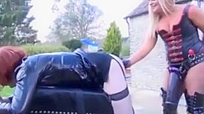 Sissy slut pegged
