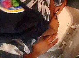 Six Nasty Sluts Gives An Anal Fucked With A Strap-on To This Guy