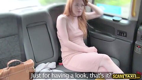 Skanky Ella Sucks And Fucks In Taxi To Get A Free Ride