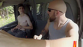 Skinny Gay Dude Agrees To Be Horny Rough Drivers Little Slut