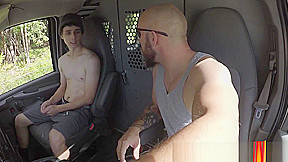 Skinny Gay Dude Agrees To Be Horny Rough Drivers Little Slut