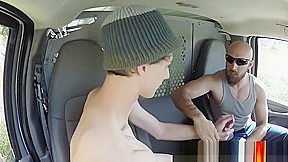 Skinny Gay Dude Agrees To Be Horny Rough Drivers Little Slut