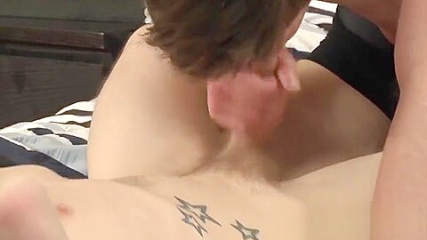 Skinny twink Jeremy Chris sucks dick in POV homemade video