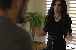 Slim Trans Woman Gets Bareback Fucked By Her Ex Boyfriend With Ariel Demure