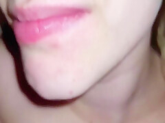 Slut At The Party Did Not Want To Suck But I Made And Cum On Her Face!