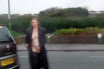Slut wife pissing inv public