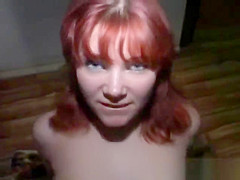 Slutty Redhead Bounces On Hard Cock