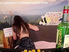 Small Titted Brunette teen 18+ Fin