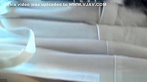 Small tits asian rubs vag