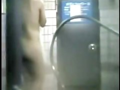 Smiling and talking Asian dolls showering hot bodies
