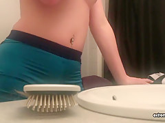 Sneaky Peeking At My Chubby Stepsiste