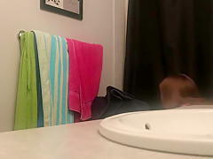 Sneaky Peeking At My Chubby Stepsiste