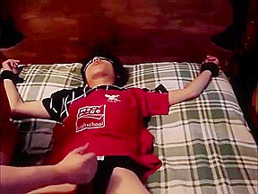 Soccer Twink Gets Tickled And Edged A Of Everything - Little Bit