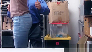 Sofie Marie is proven guilty and drilled by horny mall cop