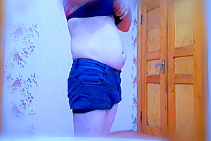 Solo Sexy Shemale At Home Privately Dressing And Getting Ready For Cam Shows