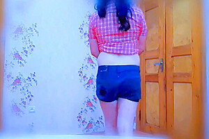 Solo Sexy Shemale At Home Privately Dressing And Getting Ready For Cam Shows