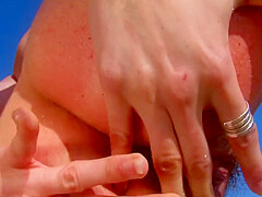 Spanish Slut Get Anal Fuck Outdoor At The Beach