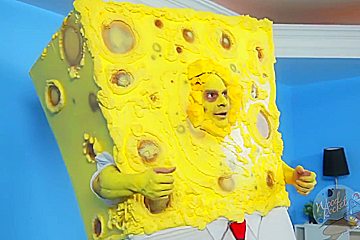 Spongebob Intercourse - Spongeknob Squarenuts With Skin Diamond