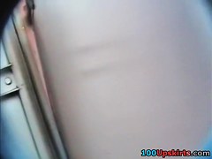 Spread legs bus upskirts