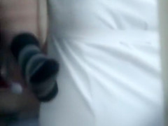 Spying on a gyno exam shows her genitals