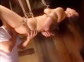Stacked Japanese Nympho Gets Tied Up And Is Made To Reach H