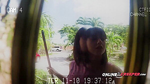 Stalker Is Having A Blast Fucking Her Neighbors Ass Aft