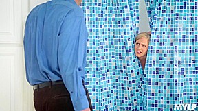 Steamy Stepmom Shower Sex - MYLF