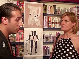 Step mom Sodomized In A Sex Shop