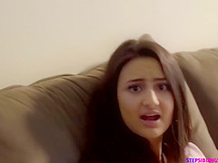 Step sister Gets Off