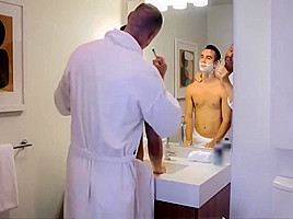 Stepdad And Twink Step Son Fuck After Needing Help Shaving