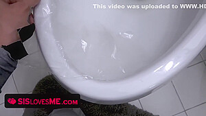 Stepsister Gets Her Pussy Pounded And Cum All Over Her Face To Stop Her Stepbro From Pranking Her