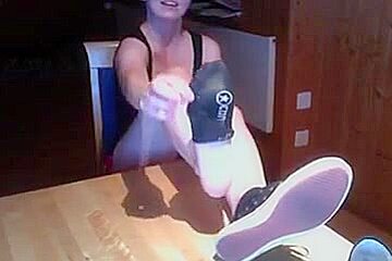 Stinky Sweaty Black Socks