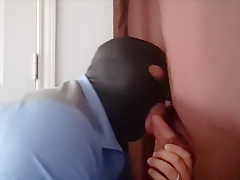 Str8 construction guy uses gloryhole and cums twice