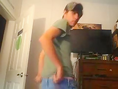 Straight Chap Shows His Sexy Virgin A-Hole, Masturbation On Webcam