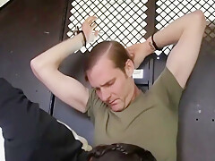 Straight Cocksucking Tied Up In Van