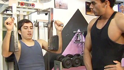 Straight's, sportive boys fuck at the sports club - CrunchBoy