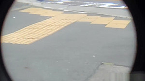 Strange asian pee street