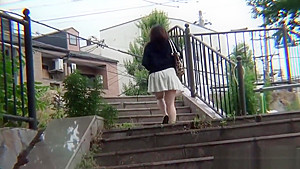 Strange asian pee street