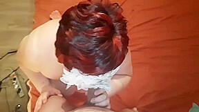 Sucking My Cock Make The Bitch So Wet, Her Pussy Drooled With Lube On My Cock During Doggystyle Fuck