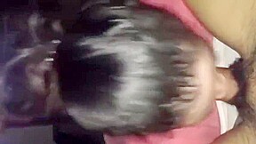 Sucking long cock