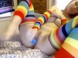 Sweet college girl Vibe-Dildo Pleasures pt 1